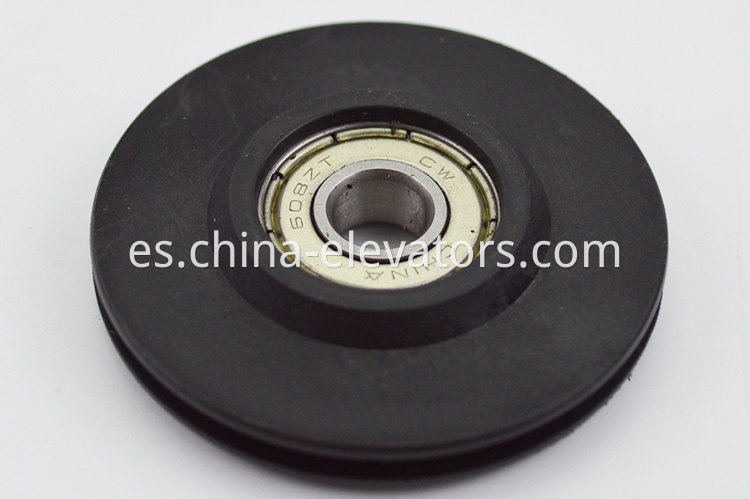 Rodillo de cuerda de acero para Kone Door contrapeso KM89654G02 Steel Rope Roller for KONE Door Counterweight KM89654G02